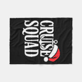 Cruise Squad Festive Srit Nautical Lovers Christma Fleece Deken (Voorkant (Horizontaal))