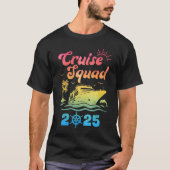 Cruise Squad Mijn eerste Cruise 2025 Vakantie Matc T-shirt (Voorkant)