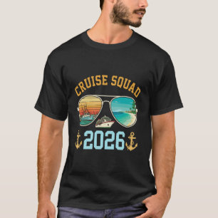 Cruise Squad Strandvakantie Trip 2026 Vakantie T-shirt