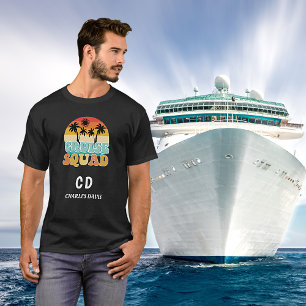 Cruise squad zwarte monogram t-shirt