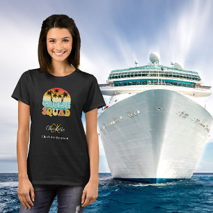 Cruise squad zwarte monogram t-shirt
