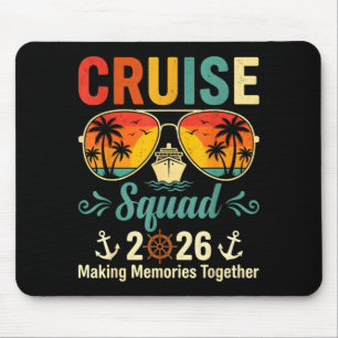 Cruise team 2026 zomer vakantie bijpassende famili muismat