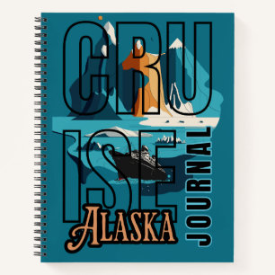 Cruise Travel Journal Dagboek Alaska Gletsjer Notitieboek