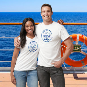 Cruise tribe familie vakantie marine ontwerp t-shirt