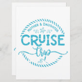 Cruise Trip Moeder Daughter (Voorkant / Achterkant)