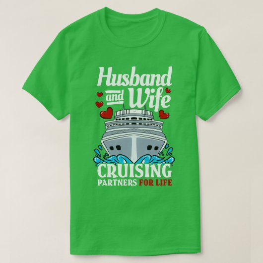 Cruise Vacation Couple Essential TShirt (Design voorkant)