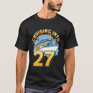 Cruiseboot vaart naar 27 Cruise T-shirt