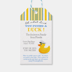 Cruiseduck Cadeaulabel
