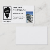 Cruisekaart Visitekaartje (Voorkant / Achterkant)