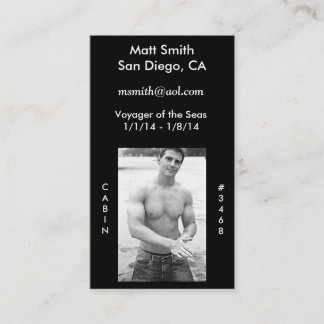 Cruisekaart Visitekaartje