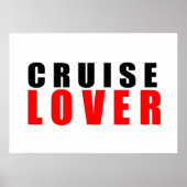 Cruiseliefhebber Poster (Voorkant)