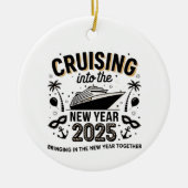 Cruisen 2025 Samen herinneringen maken Familie Keramisch Ornament (Voorkant)