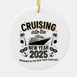 Cruisen 2025 Samen herinneringen maken Familie Keramisch Ornament