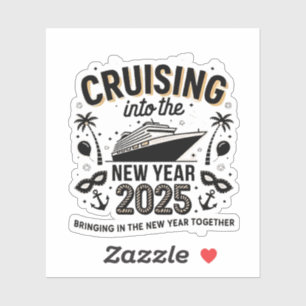 Cruisen 2025 samen herinneringen maken sticker
