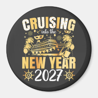 Cruisen naar het nieuwe jaar 2027 Cirkel Magneet