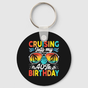 Cruisen naar mijn 40e verjaardag Familie Cruise 40 Sleutelhanger