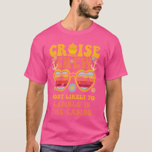 Cruiseploeg zal waarschijnlijk gokken in het casin t-shirt