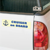 Cruiser aan boord bumpersticker (Op Truck)