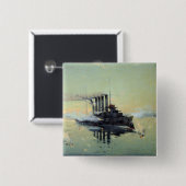 Cruiser Askold Vierkante Button 5,1 Cm (Voorkant /achterkant)