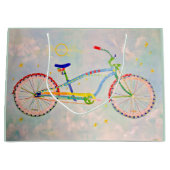Cruiser Bike Gift Bag Groot Cadeauzakje (Voorkant)