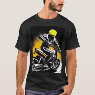 Cruiser Fietsberijder Outfit Voor Motorliefhebbers T-shirt