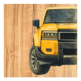 Cruiser Hout Foto Afdruk