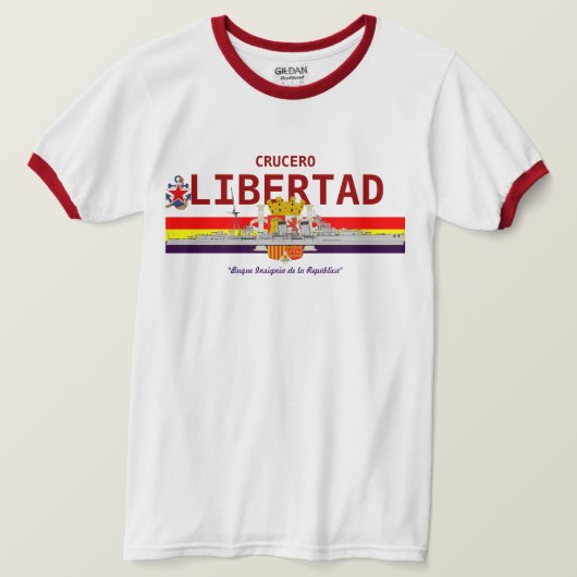 Cruiser "LIBERTAD" uit Spanje T-shirt (Design voorkant)