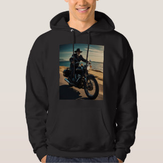 Cruiser Vibes: Black Yamaha Edition" Hoodie