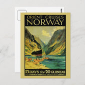  cruises Groot-Brittannië Noorwegen Briefkaart (Voorkant / Achterkant)