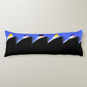 cruiseschepen Art Deco Poster Lichaamskussen (Voorkant)