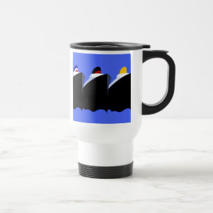  cruiseschepen Art Deco Poster Reisbeker