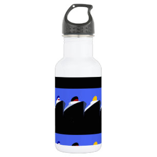  cruiseschepen Art Deco Poster Waterfles