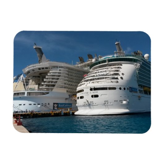 Cruiseschepen in het Caribisch gebied Magneet (Horizontaal)