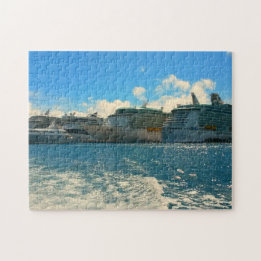 Cruiseschepen in Sint-Martin/Sint-Maarten Legpuzzel