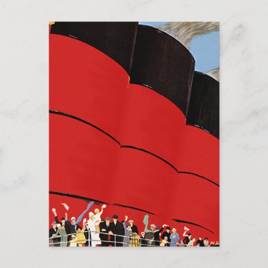  cruiseschepen met afscheid briefkaart (Voorkant)