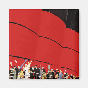  cruiseschepen met afscheid magneet