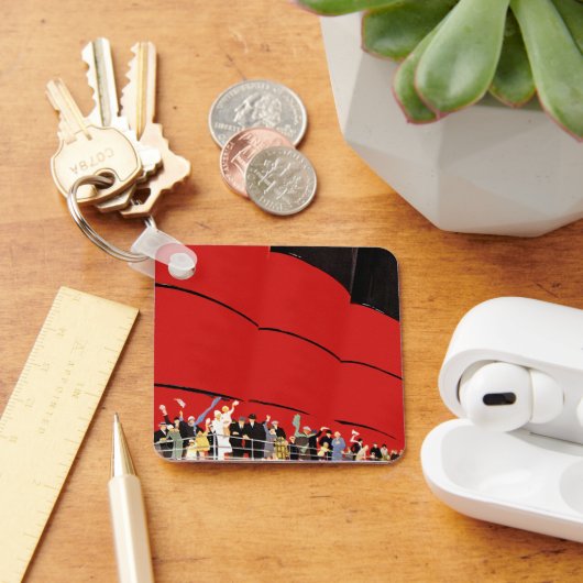 cruiseschepen met afscheid sleutelhanger (Bureau)