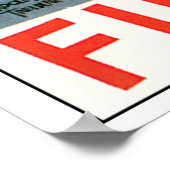 cruiseschip Bermuda Poster (Hoek)