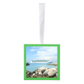 Cruiseschip bij CocoCay Kubus Ornament (Rechts)