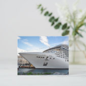 cruiseschip briefkaart (Staand voorkant)