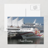 Cruiseschip Briefkaart (Voorkant / Achterkant)