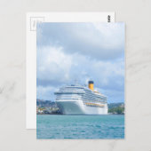 Cruiseschip Briefkaart (Voorkant / Achterkant)
