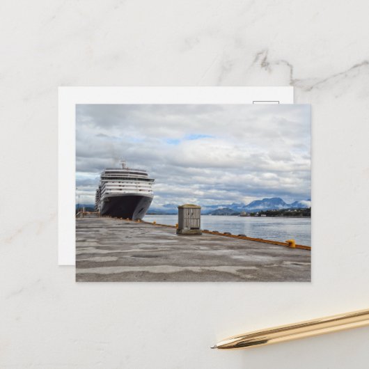 cruiseschip briefkaart (Voorkant / Achterkant in situ)