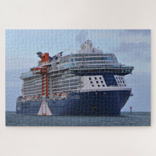 Cruiseschip, buitenhaven legpuzzel