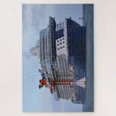 Cruiseschip, buitenhaven legpuzzel (Verticaal)