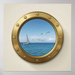 Cruiseschip Cabin Decor Poster