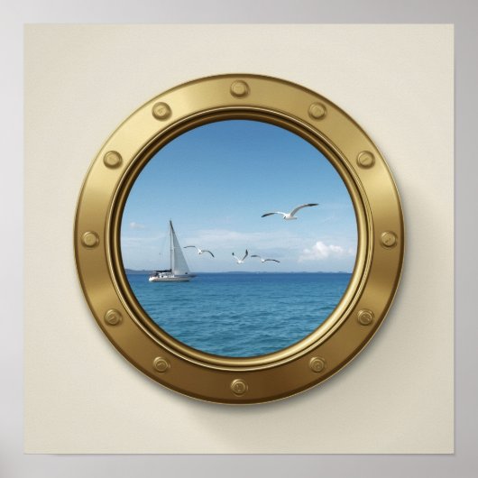 Cruiseschip Cabin Decor Poster (Voorkant)