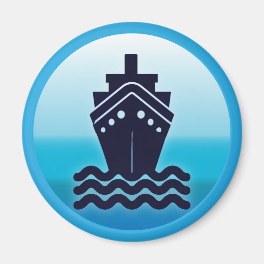 Cruiseschip Cabine Stateroom Deurmarkering Magneet (Voorkant)