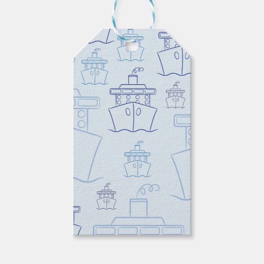 Cruiseschip Cadeaulabel (Voorkant)