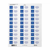 Cruiseschip Etiket (Full Sheet)
